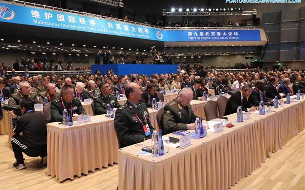 China - Fórum de manutenção da ordem internacional e paz (Foto: Xinhua) China - Fórum de manutenção da ordem internacional e paz