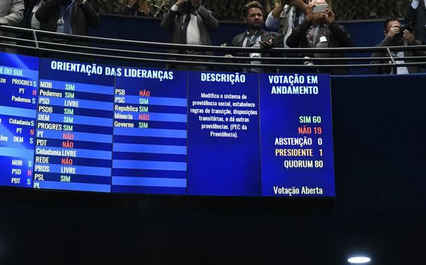 Reforma da Previdência no Senado (Foto: Roque de Sá/Ag. Senado) Reforma da Previdência no Senado