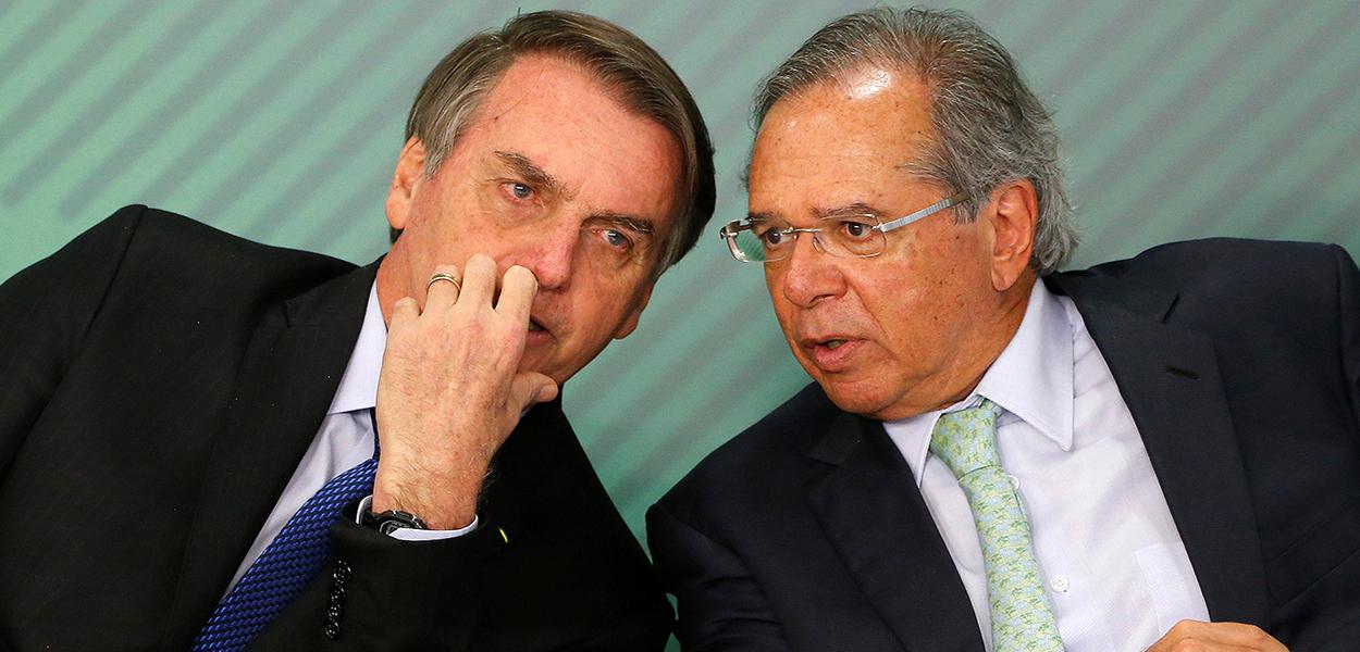 Jair Bolsonaro e ministro da Economia, Paulo Guedes (Foto: REUTERS/Adriano Machado) Jair Bolsonaro e ministro da Economia, Paulo Guedes