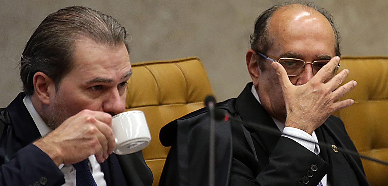 Os ministros do STF Dias Toffoli e Gilmar Mendes (Foto: Antonio Cruz/Agência Brasil) Os ministros do STF Dias Toffoli e Gilmar Mendes
