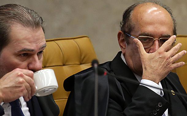 Os ministros do STF Dias Toffoli e Gilmar Mendes (Foto: Antonio Cruz/Agência Brasil) Os ministros do STF Dias Toffoli e Gilmar Mendes
