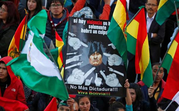 Protestos na Bolívia (Foto: REUTERS/Kai Pfaffenbach) Protestos na Bolívia