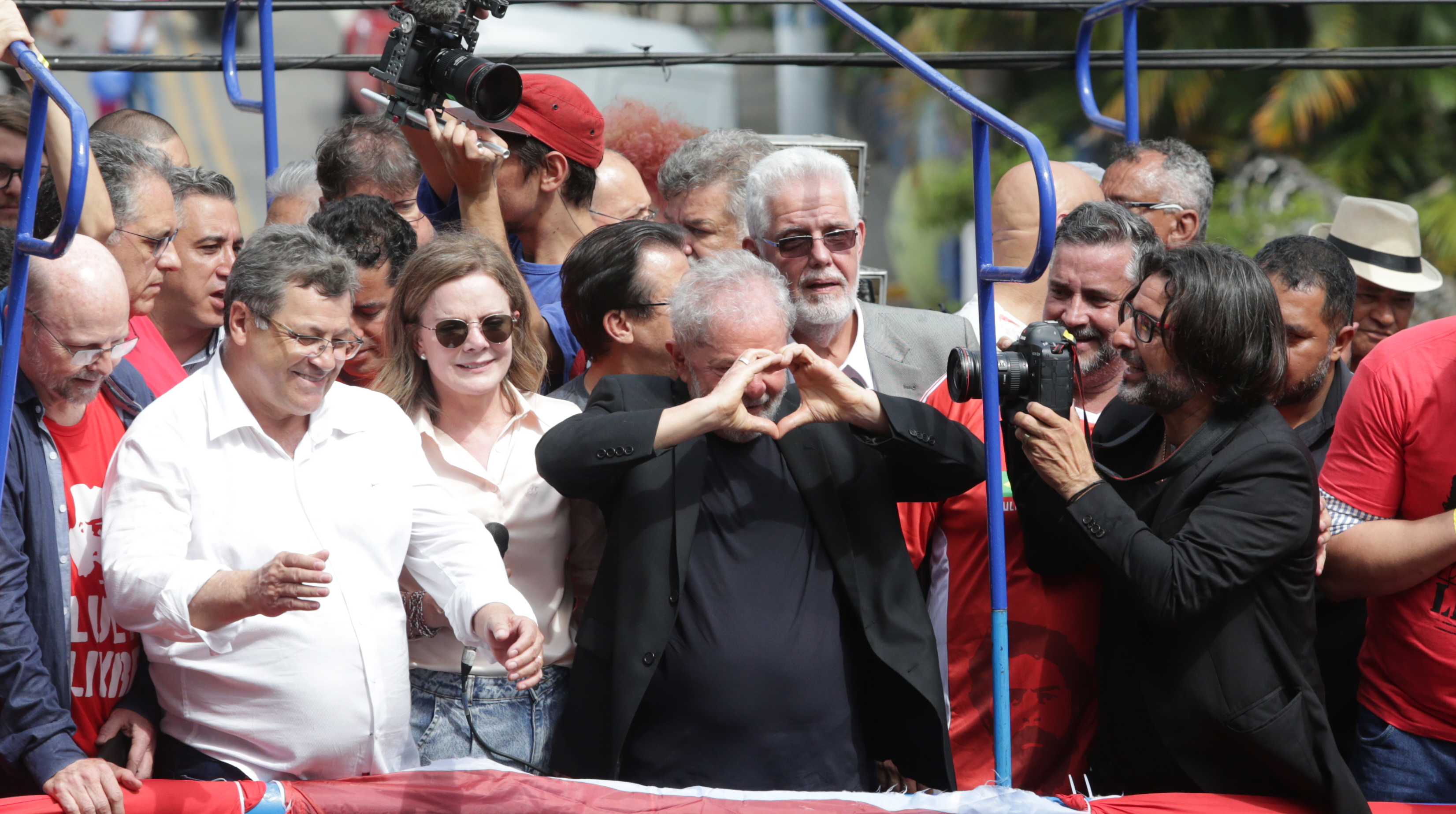 Ex-presidente Lula no Sindicato dos Metalúrgicos do ABC (Foto: Paulo Pinto/Fotos Públicas) Ex-presidente Lula no Sindicato dos Metalúrgicos do ABC
