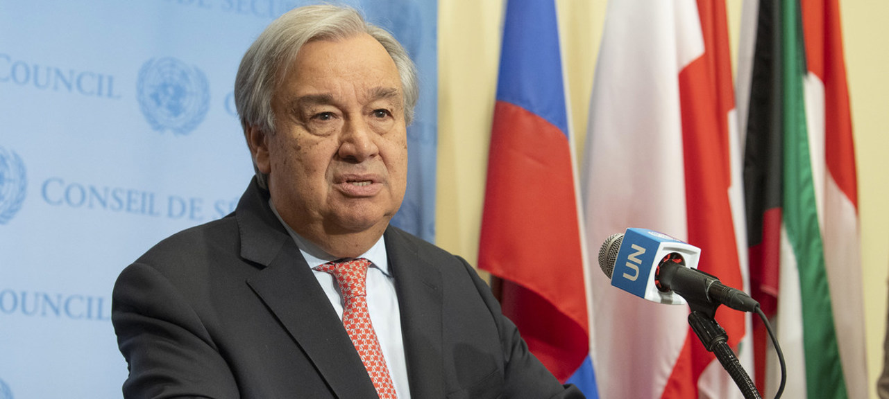 Antonio Guterrez, secretário-geral da ONU (Foto: ONU/Telesur) Antonio Guterrez, secretário-geral da ONU
