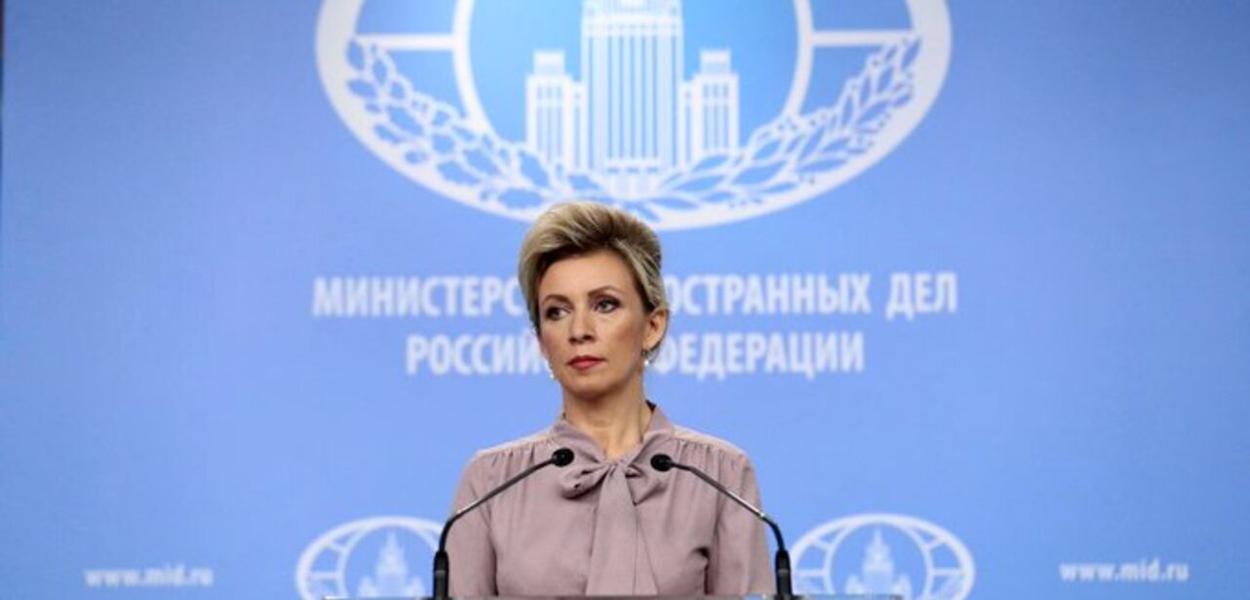 María Zaharova, porta-voz da Chancelaria russa (Foto: Divulgação) María Zaharova, porta-voz da Chancelaria russa