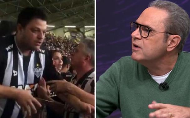Luir Roberto e torcedor acusado de racismo Luir Roberto e torcedor acusado de racismo