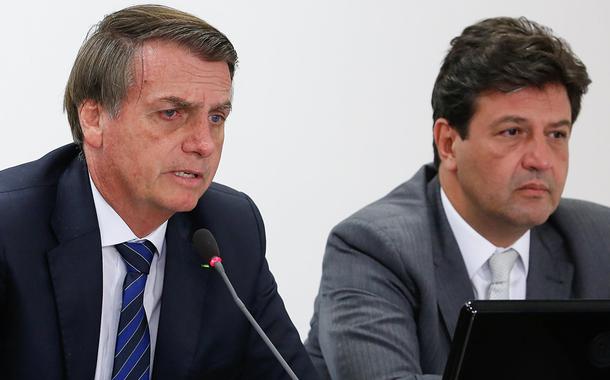 Jair Bolsonaro e Ministro da Saúde Luiz Henrique Mandetta (Foto: Carolina Antunes/PR) Jair Bolsonaro e Ministro da Saúde Luiz Henrique Mandetta
