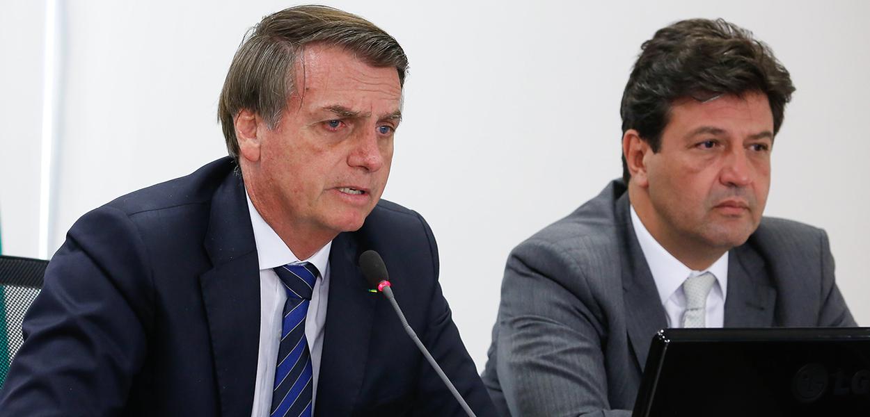 Jair Bolsonaro e Ministro da Saúde Luiz Henrique Mandetta (Foto: Carolina Antunes/PR) Jair Bolsonaro e Ministro da Saúde Luiz Henrique Mandetta
