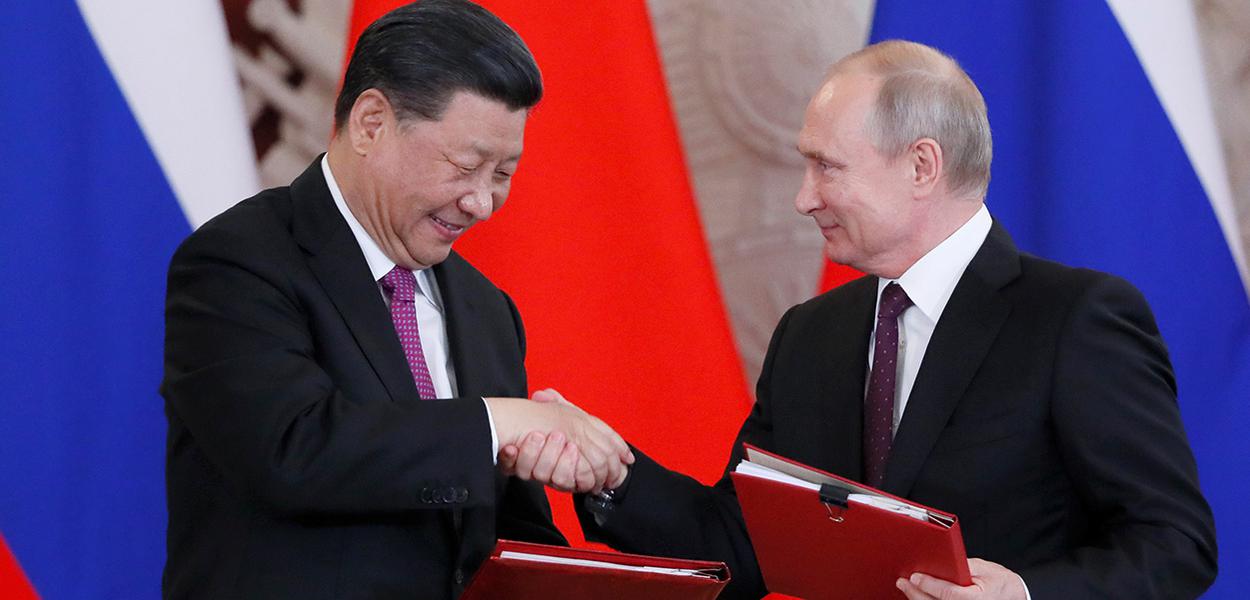 Xi Jinping e Vladimir Putin (Foto: REUTERS/Evgenia Novozhenina) Xi Jinping e Vladimir Putin