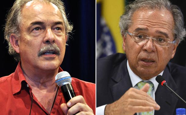 Aloizio Mercadante e Paulo Guedes Aloizio Mercadante e Paulo Guedes
