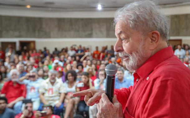 Ex-presidente Lula na reunião da Executiva Nacional do PT em Salvador (Foto: Ricardo Stuckert) Ex-presidente Lula na reunião da Executiva Nacional do PT em Salvador