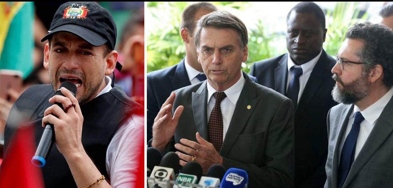 Camacho, Bolsonaro e Araújo Camacho, Bolsonaro e Araújo