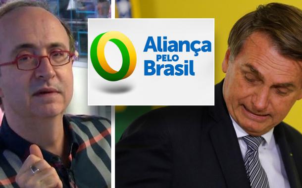 Reinaldo Azevedo e Jair Bolsonaro (Foto: Reprodução | Reuters) Reinaldo Azevedo e Jair Bolsonaro