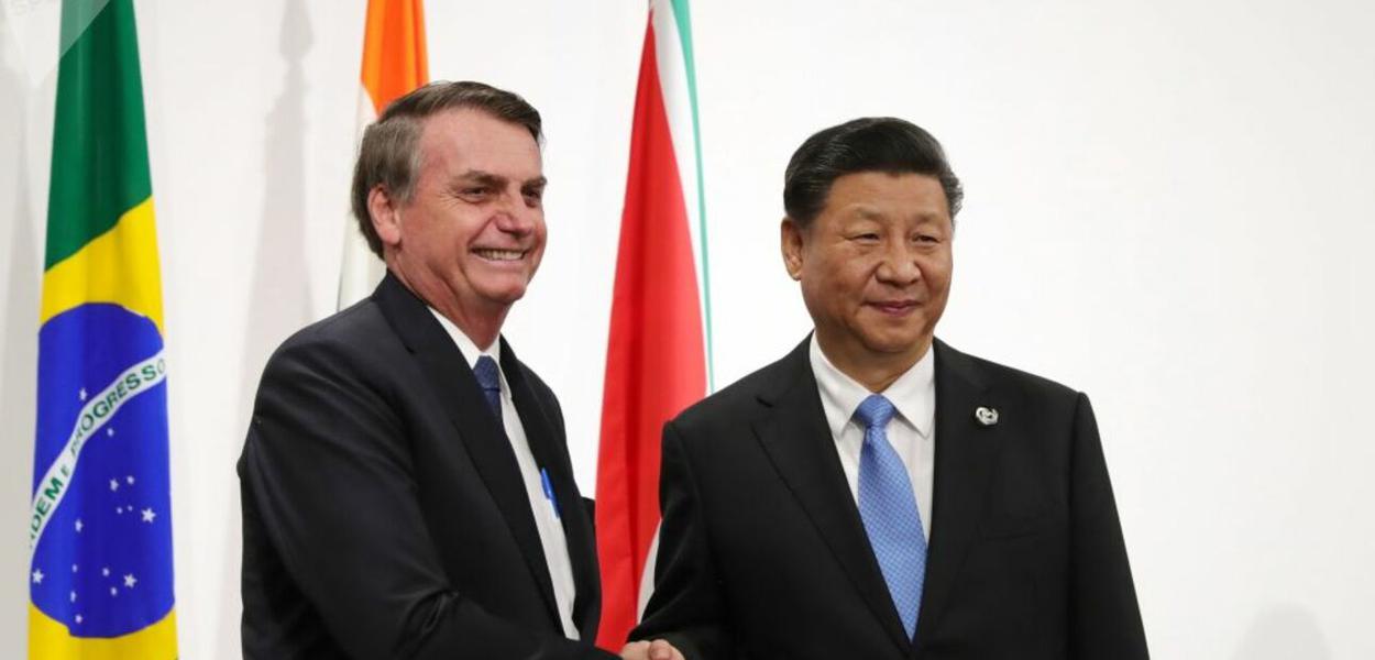 Jair Bolsonaro e Xi Jinping (Foto: Sputnik / Mikhail Klimentiev) Jair Bolsonaro e Xi Jinping