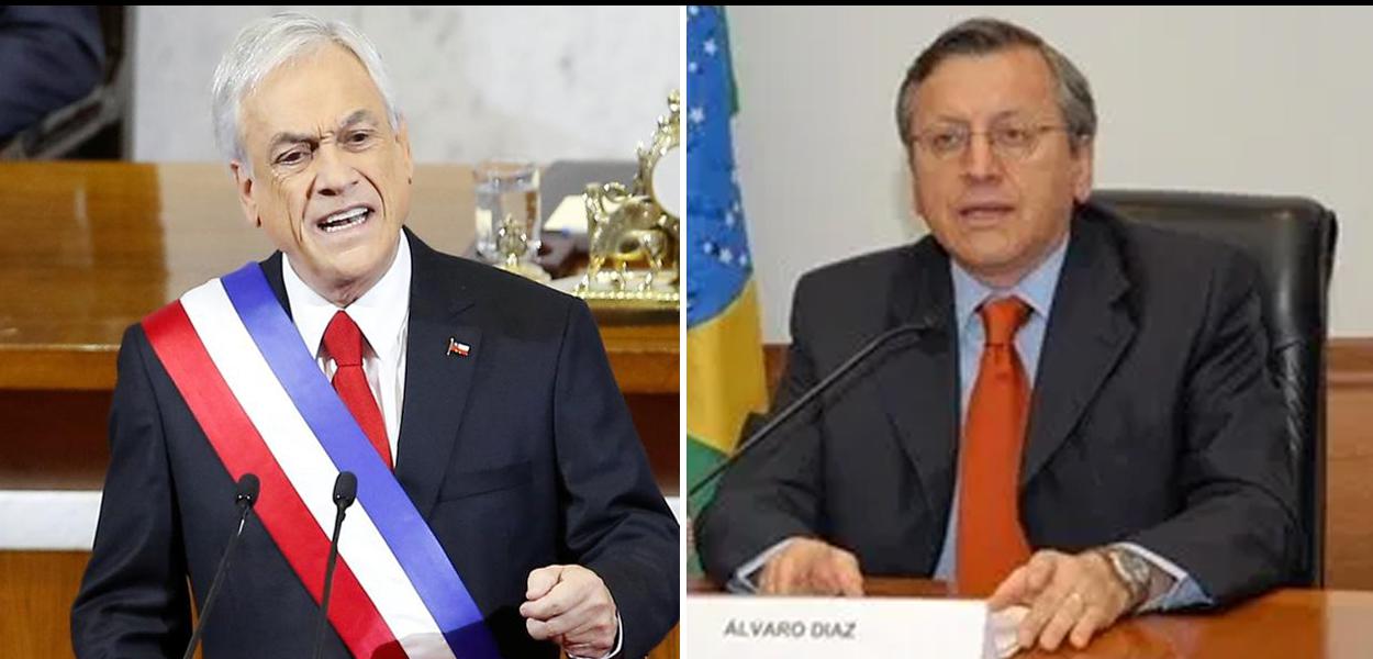 Sebastián Piñera e Álvaro Diaz