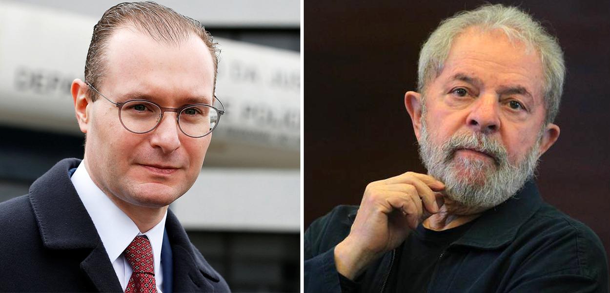 O advogado Cristiano Zanin e Lula O advogado Cristiano Zanin e Lula