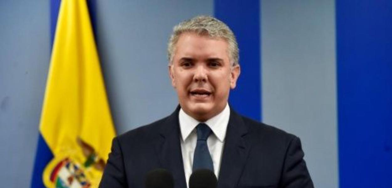 O presidente da Colômbia, Iván Duque (Foto: Telesur) O presidente da Colômbia, Iván Duque