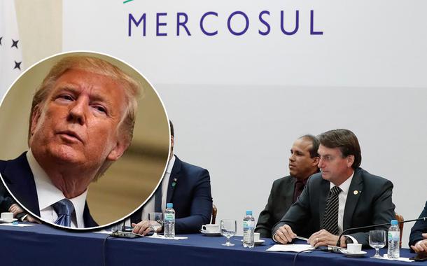 Bolsonaro discursa no Mercosul e critica taxação (Foto: Alan Santos/PR | reuters) Bolsonaro discursa no Mercosul e critica taxação