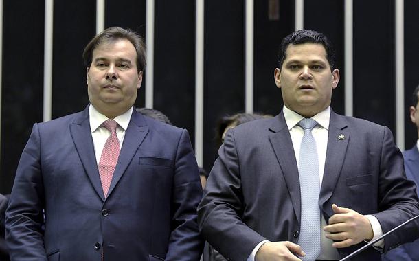 Rodrigo Maia e Davi Alcolumbre (Foto: Pedro França/Agência Senado) Rodrigo Maia e Davi Alcolumbre