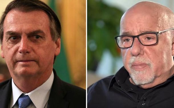 Paulo Coelho critica Jair Bolsonaro (Foto: ABR | Reprodução) Paulo Coelho critica Jair Bolsonaro