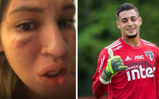Esposa acusa goleiro do São Paulo, Jean, de agressão (Foto: Reprodução | Reprodução/Instagram) Esposa acusa goleiro do São Paulo, Jean, de agressão