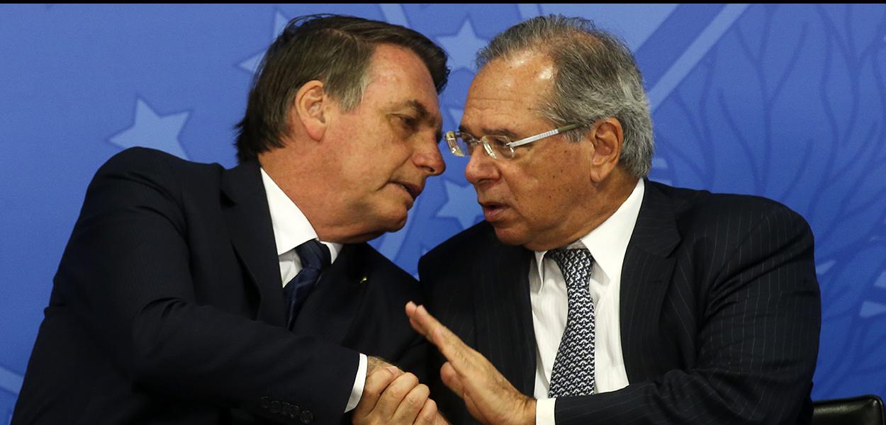 Jair Bolsonaro e o ministro da Economia, Paulo Guedes (Foto: Antonio Cruz/Agência Brasil) Jair Bolsonaro e o ministro da Economia, Paulo Guedes