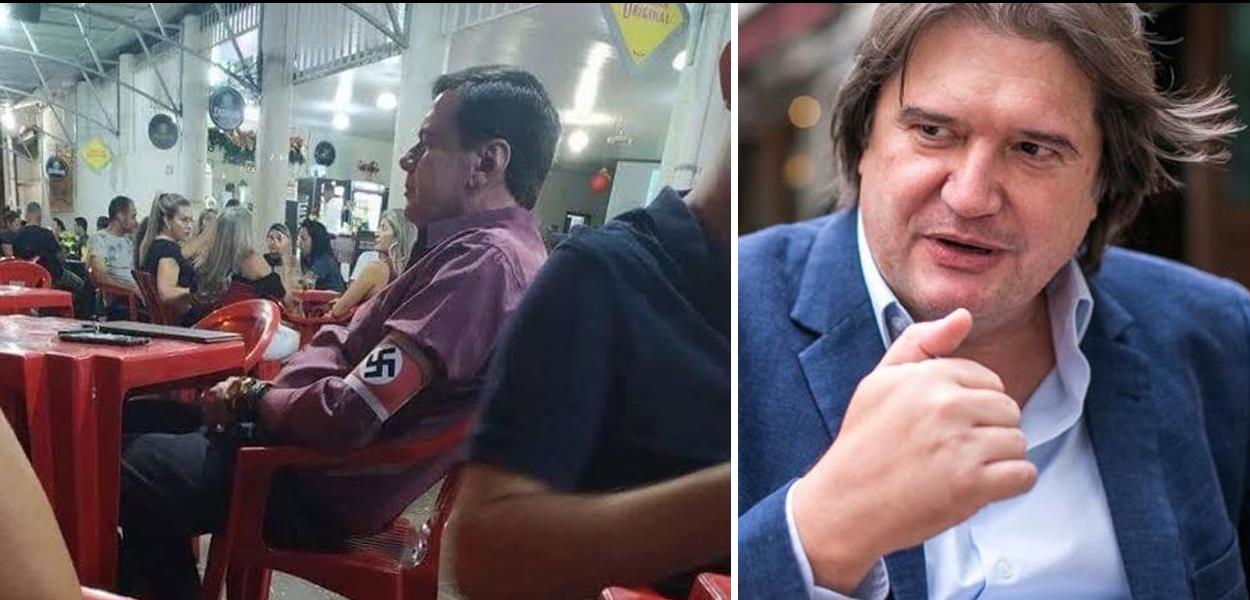 Nazista de Unaí e Pedro Serrano (Foto: Reprodução | Divulgação) www.brasil247.com - Nazista de Unaí e Pedro Serrano