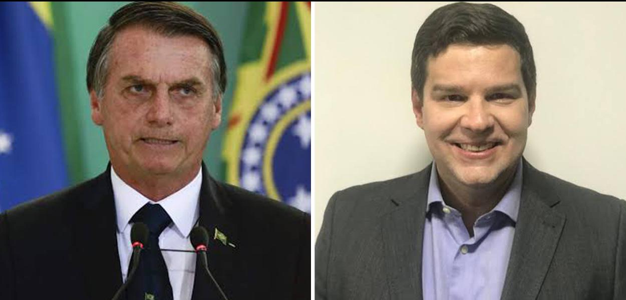 Jair Bolsonaro e Marcelo Uchôa (Foto: ABR | Reprodução) Jair Bolsonaro e Marcelo Uchôa
