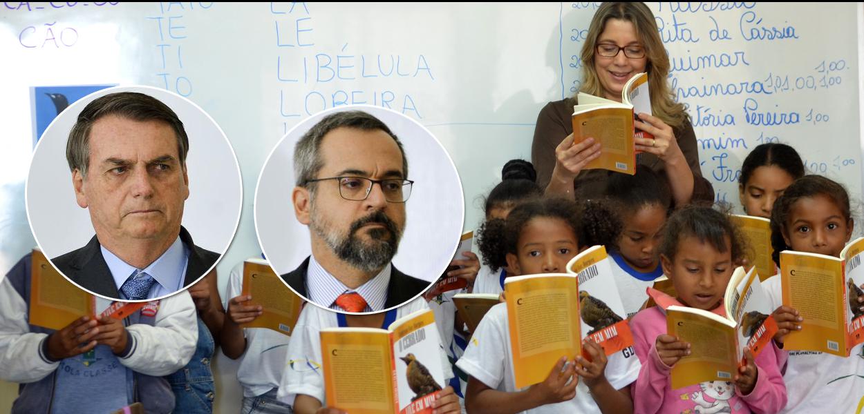 Bolsonaro Weintraub escola educação (Foto: Agencia Brasil) Bolsonaro Weintraub escola educação