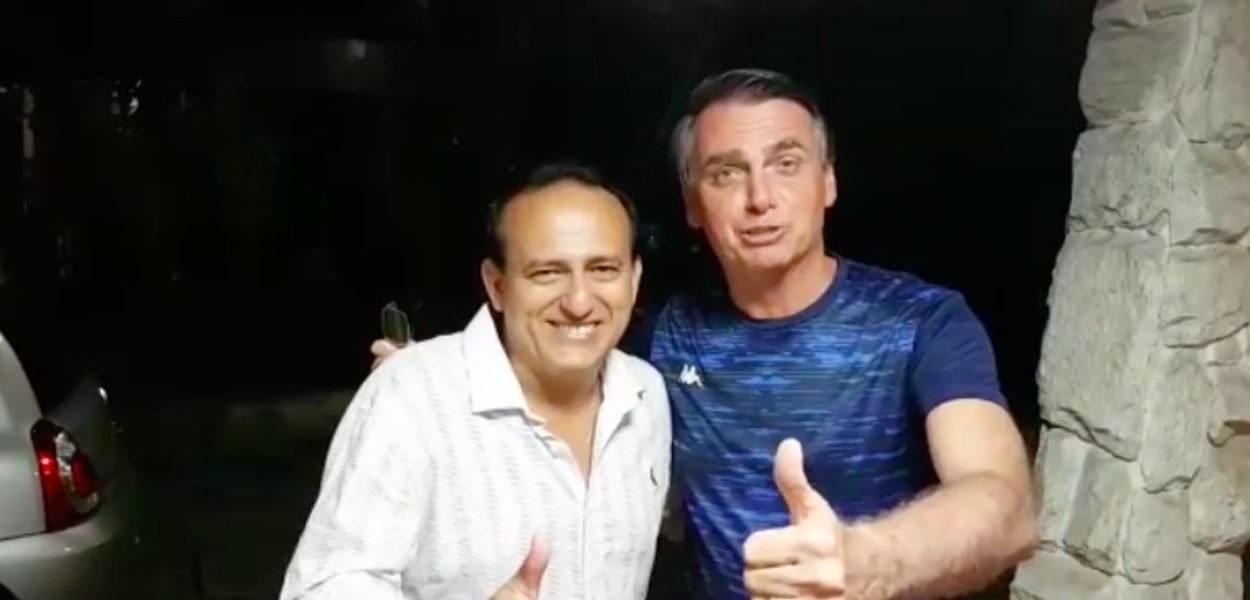 Bolsonaro e Tutuca (Foto: Reprodução/Fórum) Bolsonaro e Tutuca