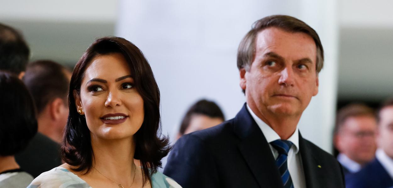 Jair Bolsonaro e Michelle Bolsonaro (Foto: Carolina Antunes/PR) Jair Bolsonaro e Michelle Bolsonaro