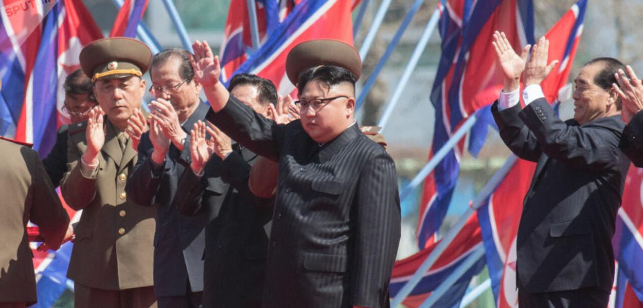 Kim Jong Un, líder da Coreia do Norte (Foto: Ilya Pitalev/Sputnik) Kim Jong Un, líder da Coreia do Norte