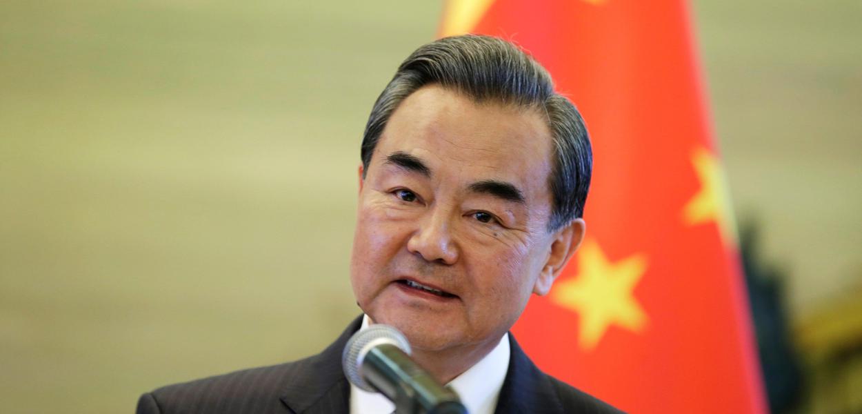 Ministro das Relações Exteriores da China, Wang Yi (Foto: Jason Lee/Reuters) Ministro das Relações Exteriores da China, Wang Yi