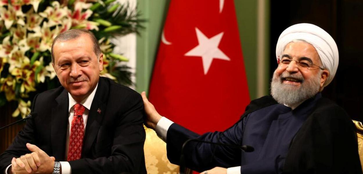Erdogan e Rouhani (Foto: RFI) Erdogan e Rouhani