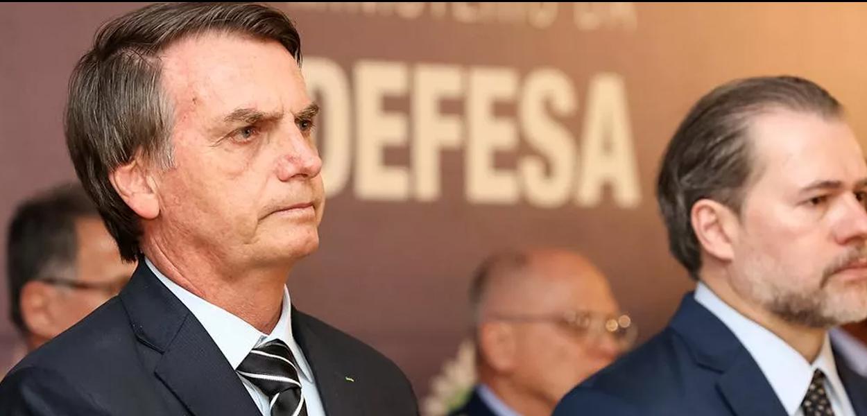 Jair Bolsonaro e Dias Toffoli, presidente do STF (Foto: Marcos Corrêa/PR) Jair Bolsonaro e Dias Toffoli, presidente do STF