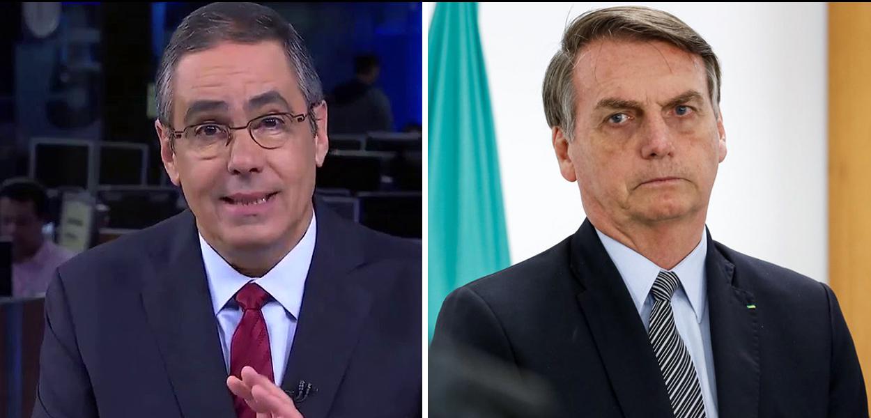 ornalista Fabio Pannunzio e Jair Bolsonaro (Foto: Reprodução | Carolina Antunes/PR/Flickr) ornalista Fabio Pannunzio e Jair Bolsonaro