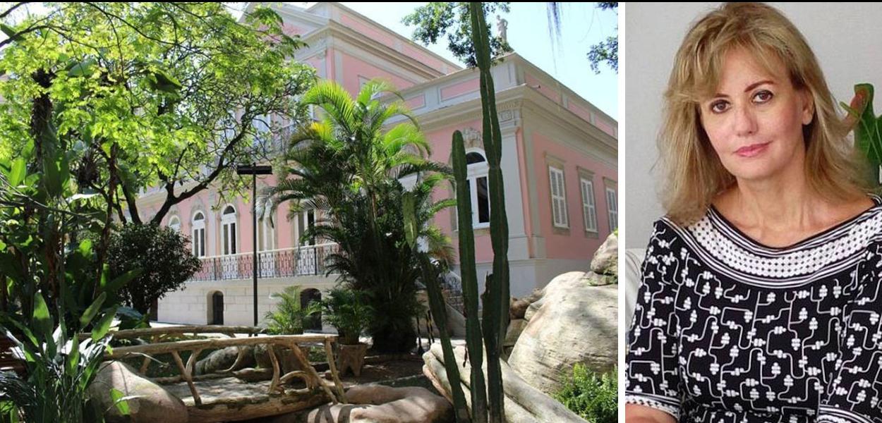 Letícia Dornelles e a Casa de Rui Barbosa. (Foto: Divulgação) Letícia Dornelles e a Casa de Rui Barbosa.