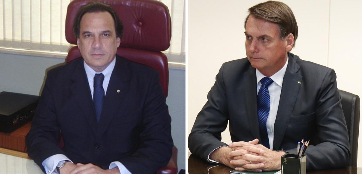 Desembargador Benedicto Abicair e Jair Bolsonaro (Foto: Reprodução | Alan Santos/PR) Desembargador Benedicto Abicair e Jair Bolsonaro