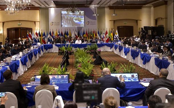 Reunião da Celac (Foto: Reuters) Reunião da Celac