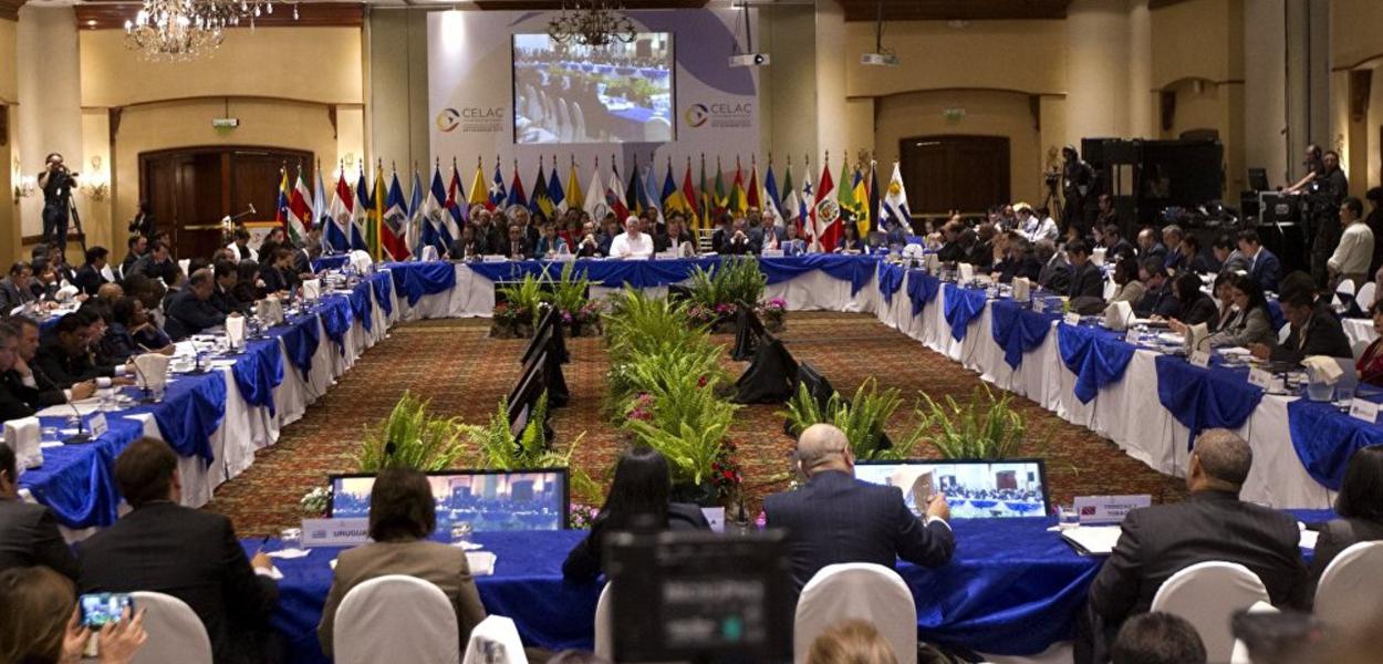Reunião da Celac (Foto: Reuters) Reunião da Celac