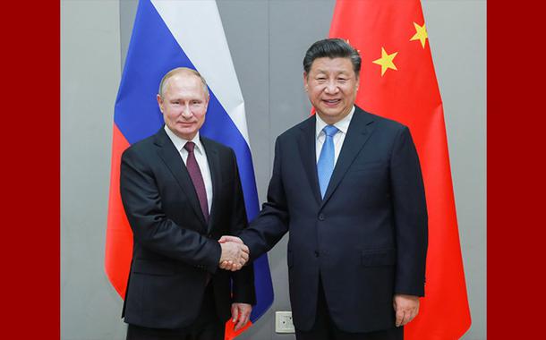 Xi Jinping e Vladimir Putin (Foto: Xinhua) Xi Jinping e Vladimir Putin