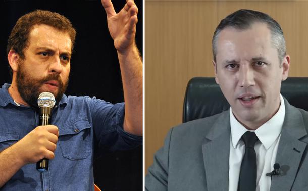 Guilherme Boulos e Roberto Alvim (Foto: 247 | Reprodução) Guilherme Boulos e Roberto Alvim