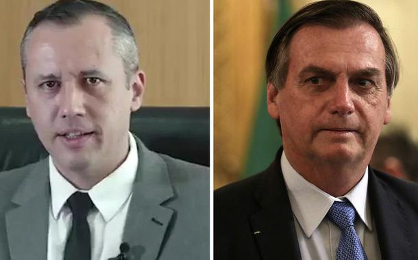 Roberto Alvim e Jair Bolsonaro (Foto: Reprodução | ABr) Roberto Alvim e Jair Bolsonaro