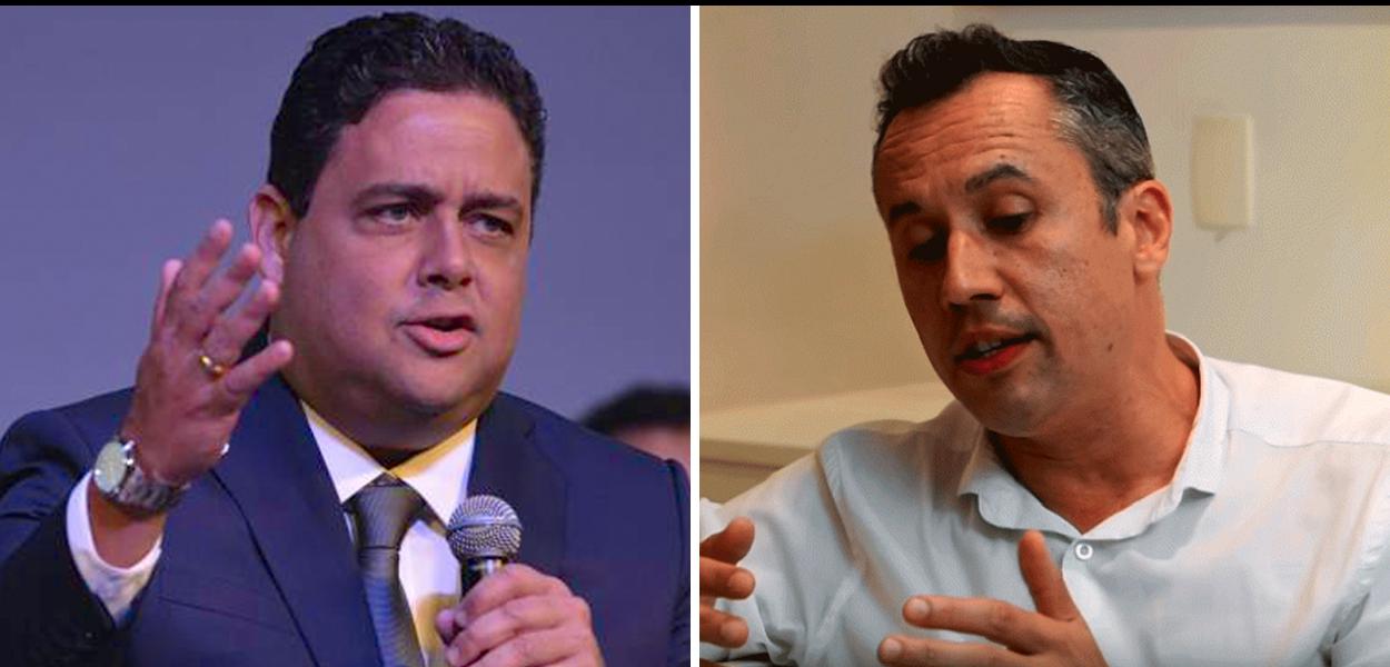 Felipe Santa Cruz e Roberto Alvim (Foto: Fabio Rodrigues Pozzebom/Agência Brasil - YouTube/Reprodução) Felipe Santa Cruz e Roberto Alvim
