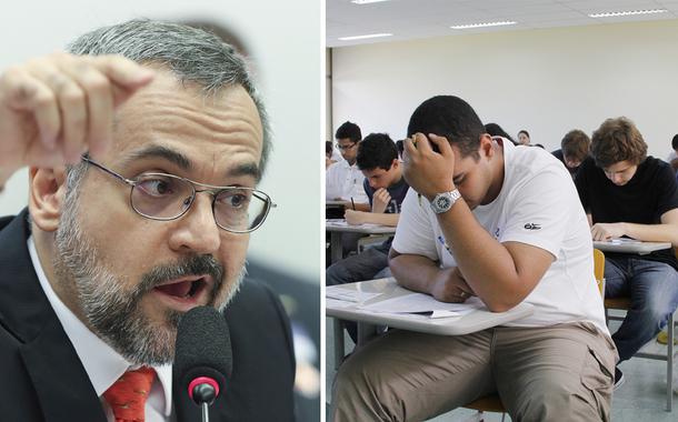 Ministro da Educação Abraham Weintraub e estudantes (Foto: Lula Marques | USP Imagens) Ministro da Educação Abraham Weintraub e estudantes