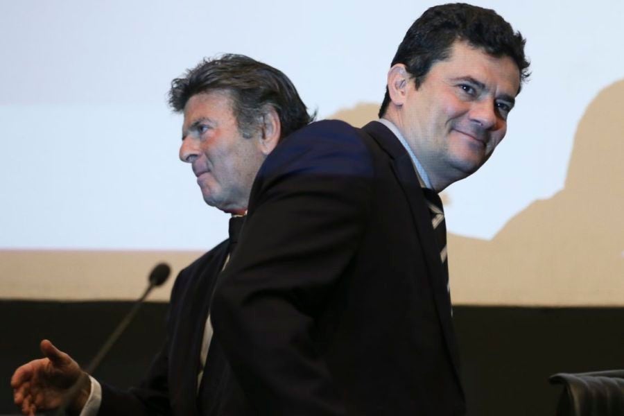 Luiz Fux e Sergio Moro (Foto: Agência Brasil) Luiz Fux e Sergio Moro