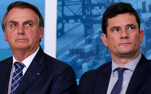 Jair Bolsonaro e Sergio Moro (Foto: PR) Jair Bolsonaro e Sergio Moro
