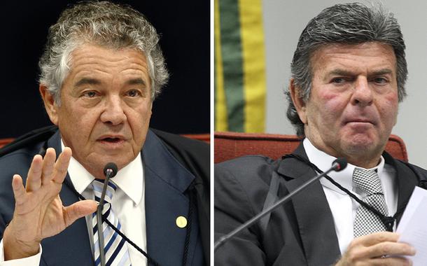Marco Aurélio Mello e Luiz Fux (Foto: STF) Marco Aurélio Mello e Luiz Fux