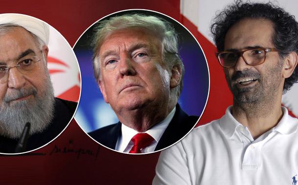Hassam Rohani, Donald Trump e Salem Nasser Hassam Rohani, Donald Trump e Salem Nasser