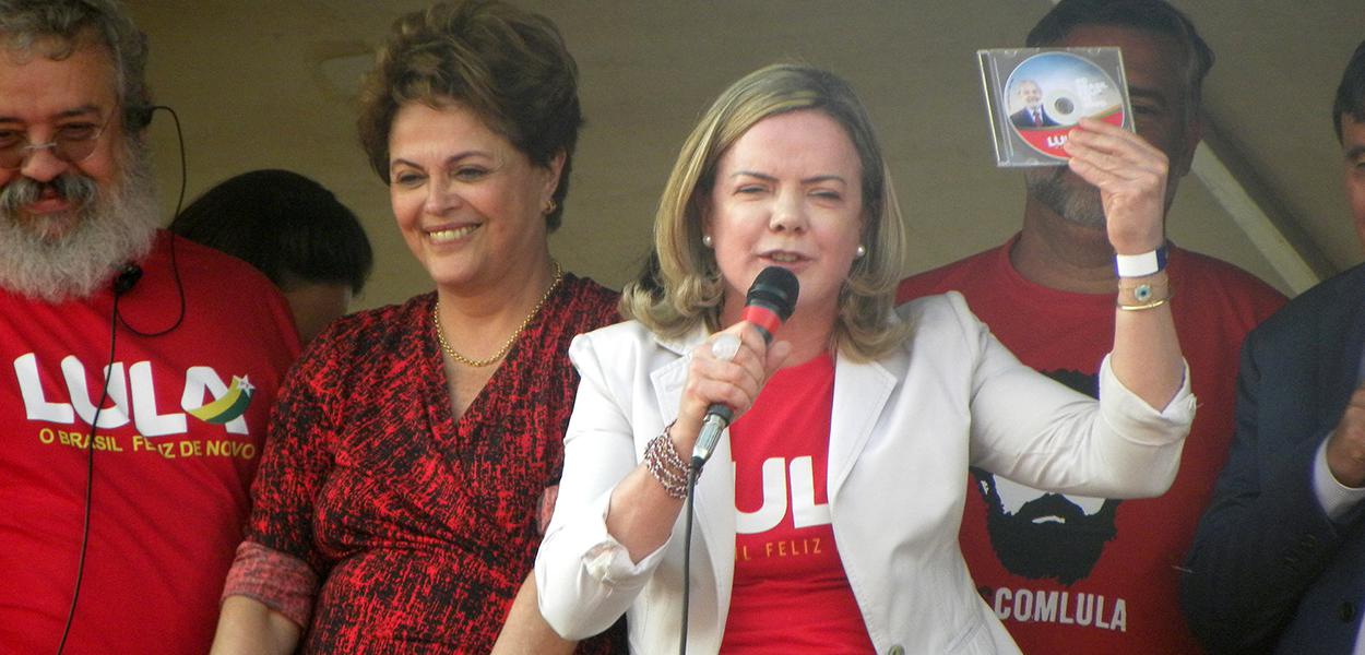 Dilma Rousseff e Gleisi Hoffmann Dilma Rousseff e Gleisi Hoffmann